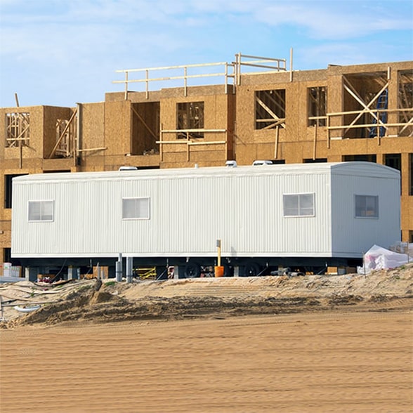 construction & jobsite shower trailers can be relocated as needed during a project to accommodate changing work site locations